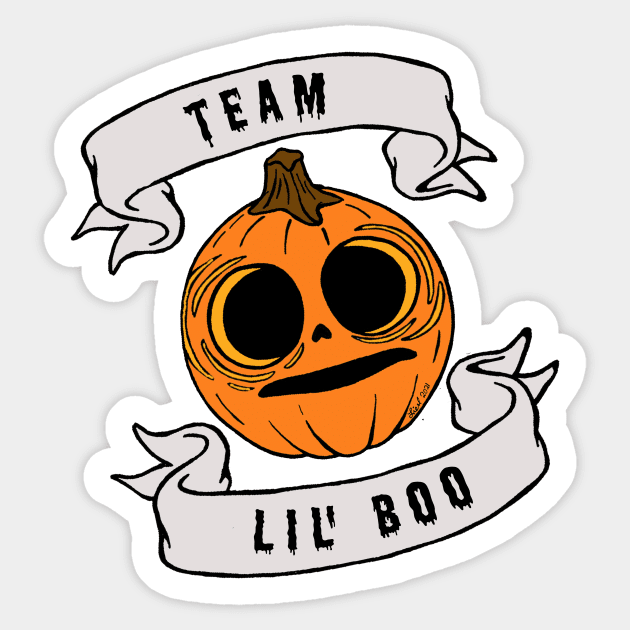 Team Lil Boo Sticker by HonuHoney